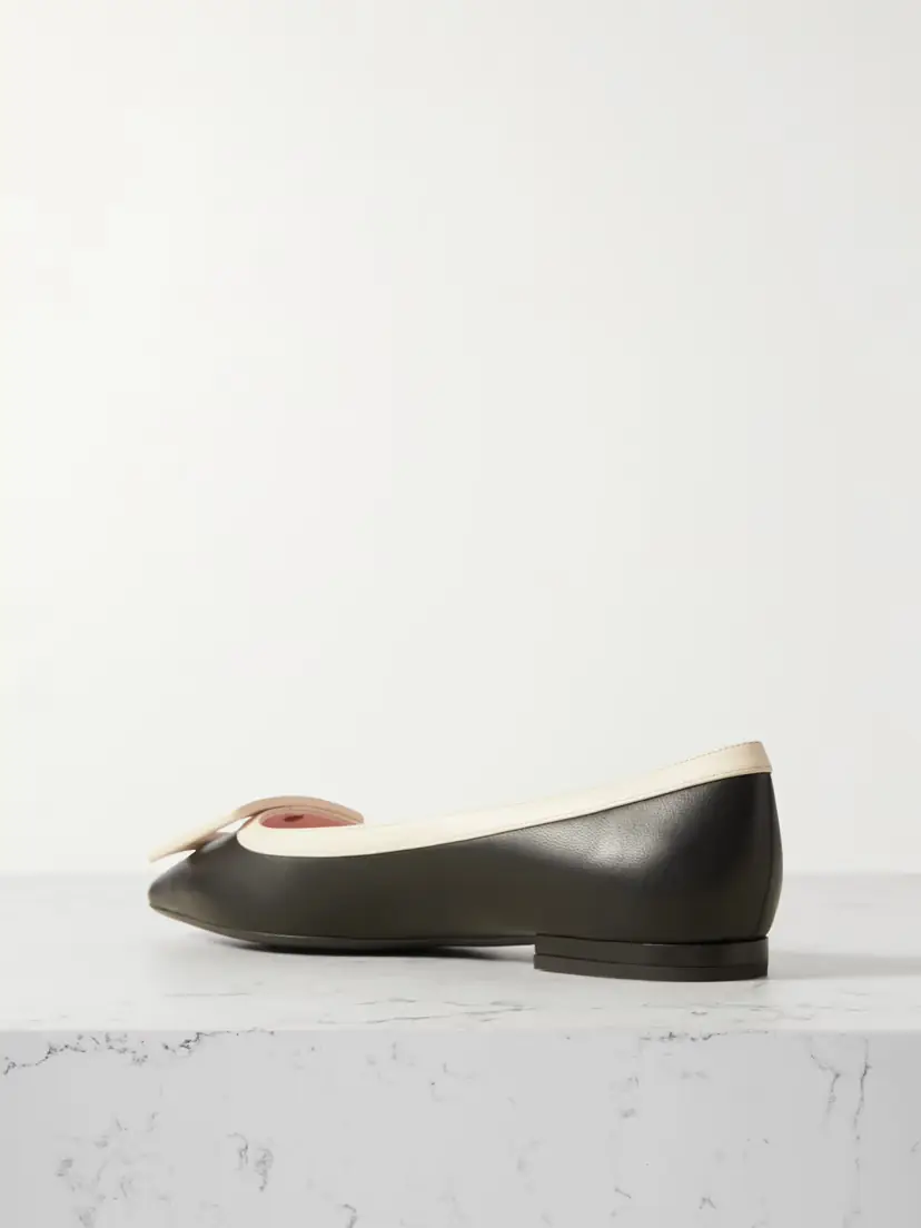 Roger Vivier Gommettine Buckled Patent-leather Ballet Flats | Thumbnail 3