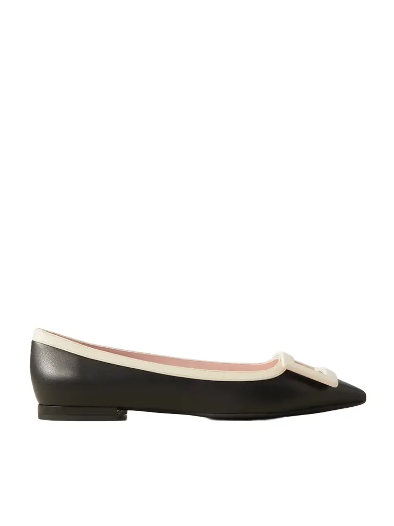 Roger Vivier Gommettine Buckled Patent-leather Ballet Flats | Image 1 Roger Vivier Gommettine Buckled Patent-leather Ballet Flats | Image 1