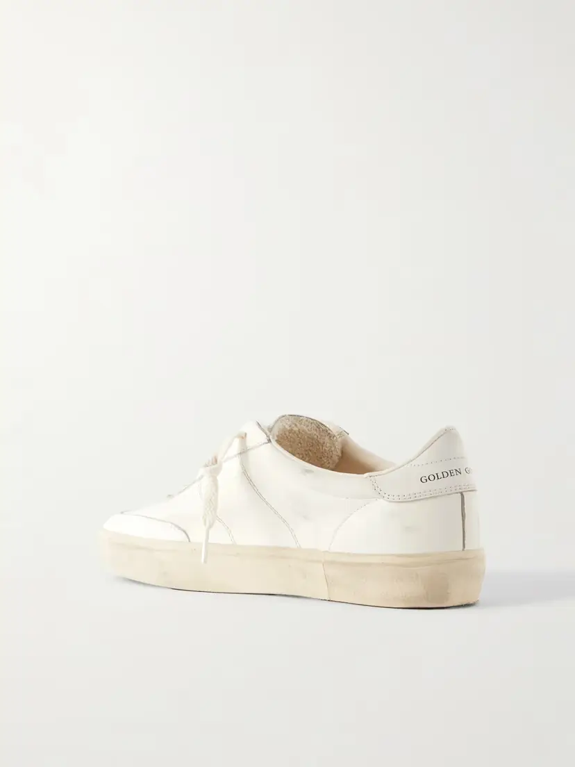 Golden Goose Soul-star Logo-print Distressed Leather Sneakers | Thumbnail 3