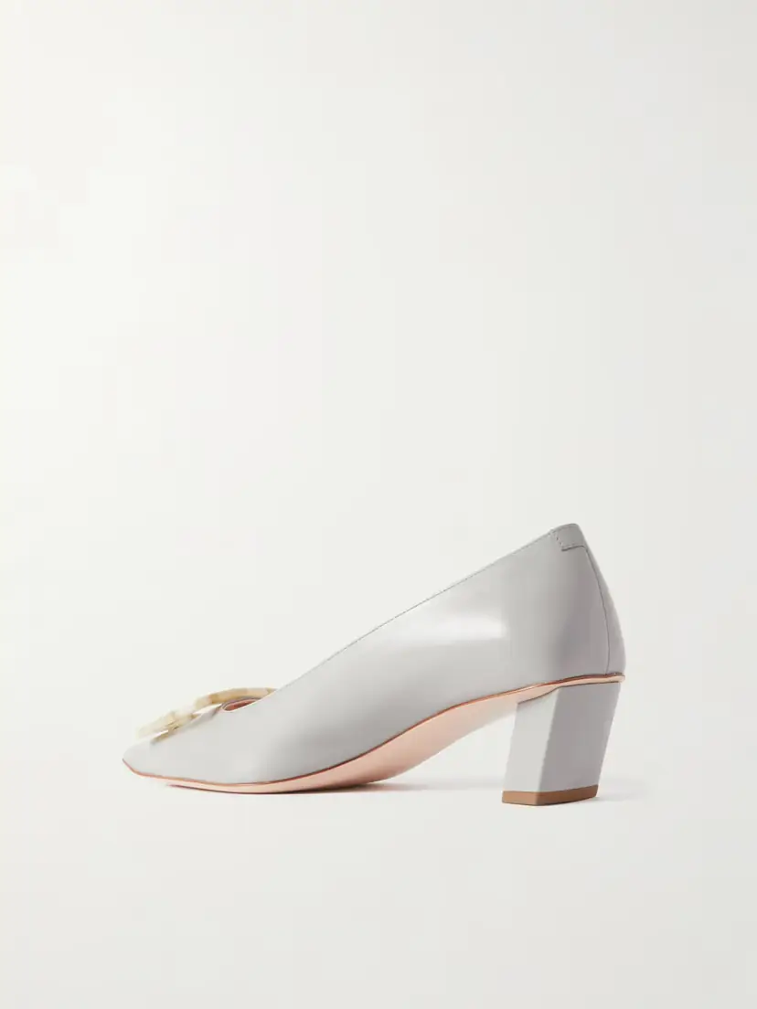 Roger Vivier Belle Vivier 45 Buckled Leather Pumps | Thumbnail 3