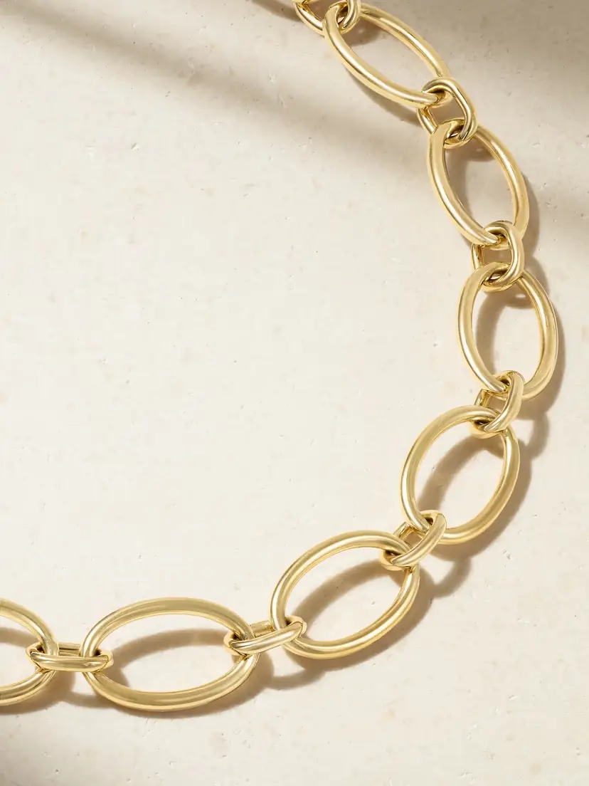Foundrae Oval Link Chain 18-karat Gold Necklace | Thumbnail 4 Foundrae Oval Link Chain 18-karat Gold Necklace | Thumbnail 4