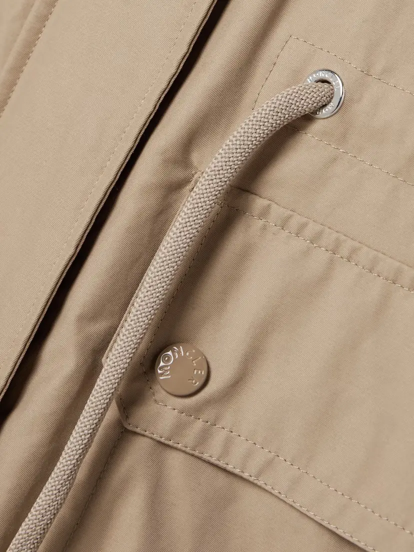Moncler Appliquéd Ribbed Twill And Cotton-blend Jacket | Thumbnail 4 Moncler Appliquéd Ribbed Twill And Cotton-blend Jacket | Thumbnail 4