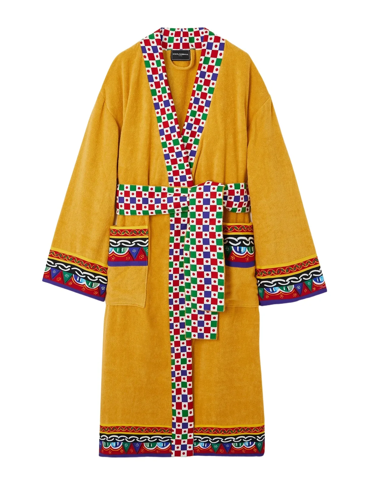 Printed Cotton-terry Robe