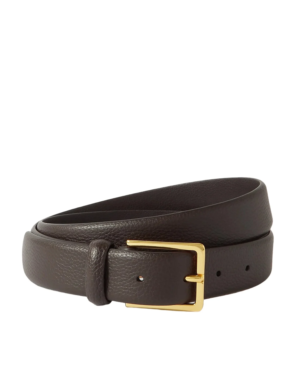 Textured-leather Belt