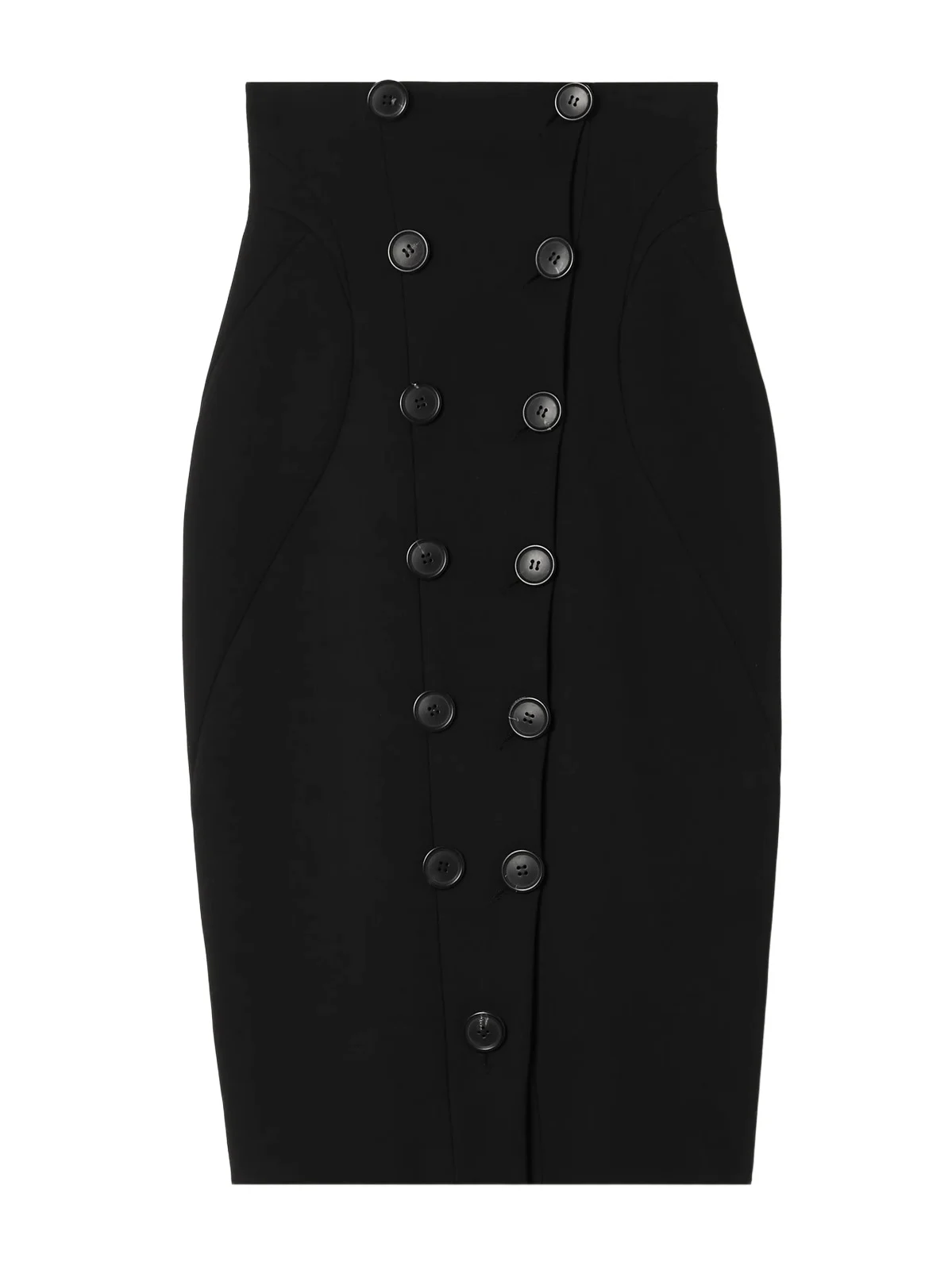 Wool-blend Knee-length Skirt