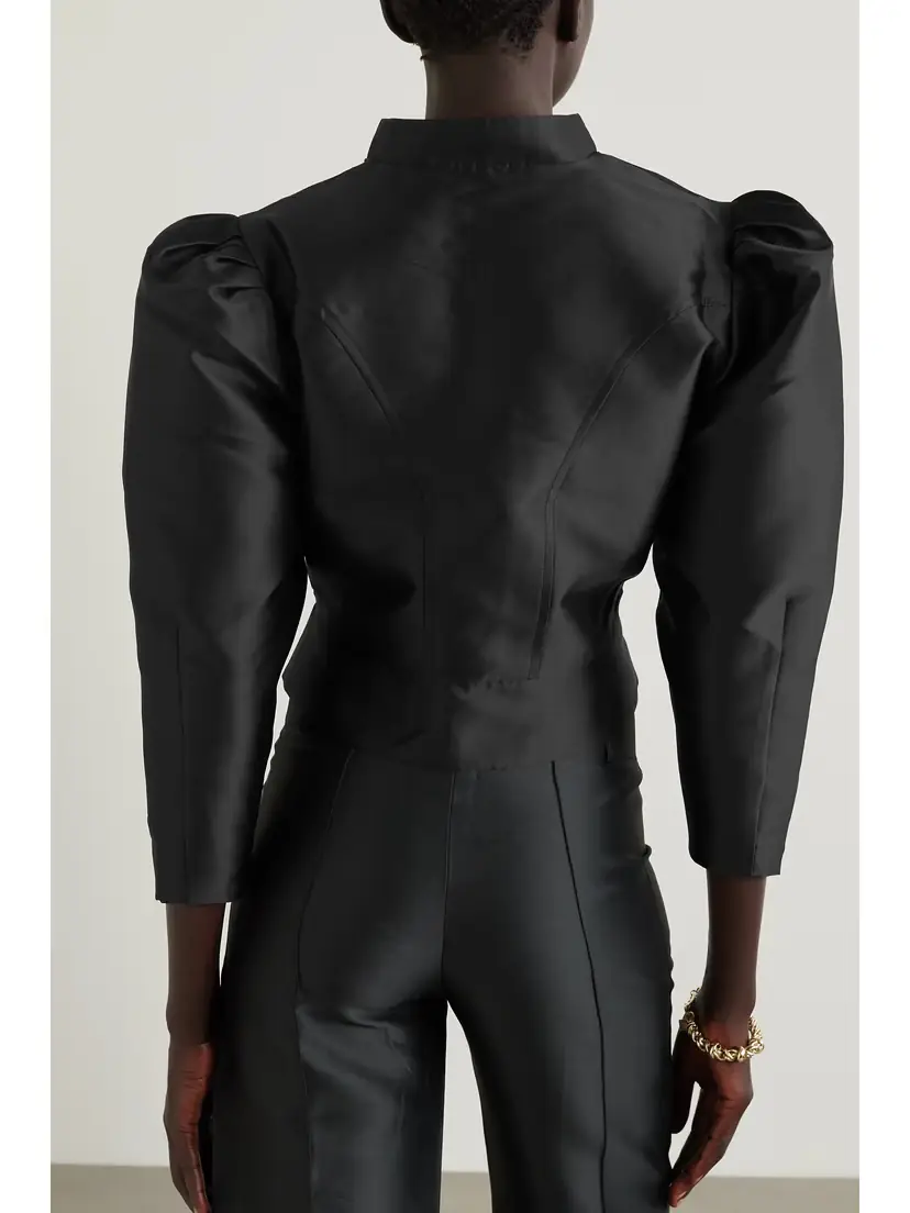 DESTREE Amoako Cropped Faille Jacket | Thumbnail 3 DESTREE Amoako Cropped Faille Jacket | Thumbnail 3