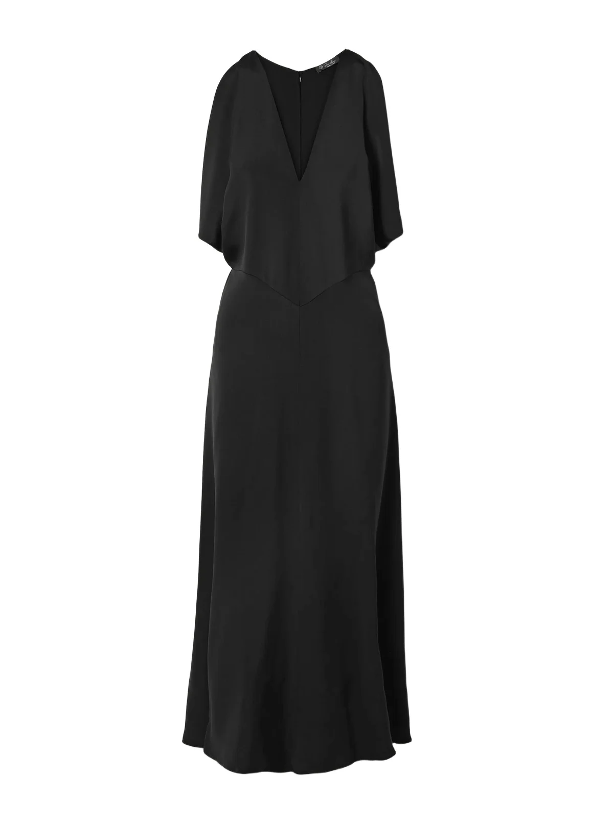 Milena Draped Silk Midi Dress Milena Draped Silk Midi Dress