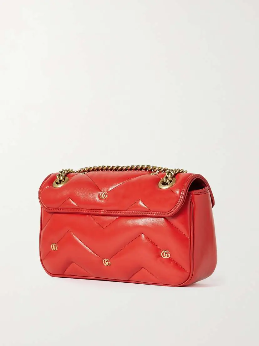 Gucci Gg Marmont 2.0 Embellished Matelassé Leather Shoulder Bag | Thumbnail 3