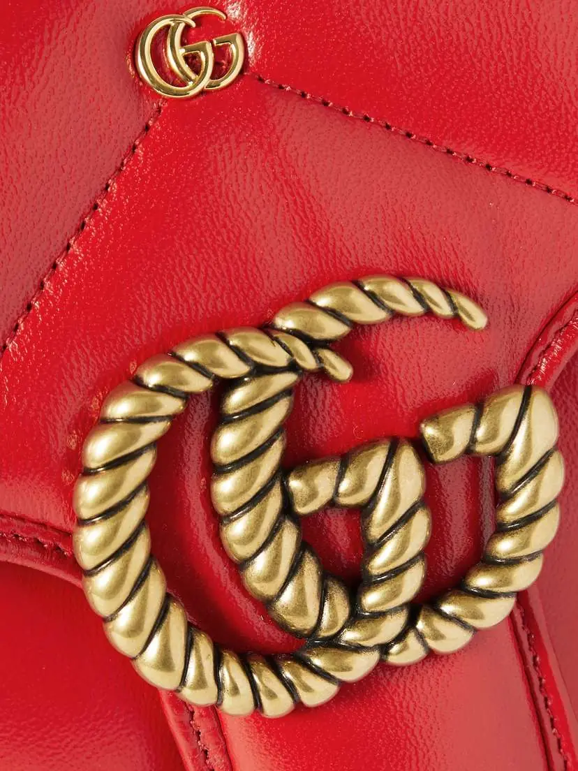 Gucci Gg Marmont 2.0 Embellished Matelassé Leather Shoulder Bag | Thumbnail 4