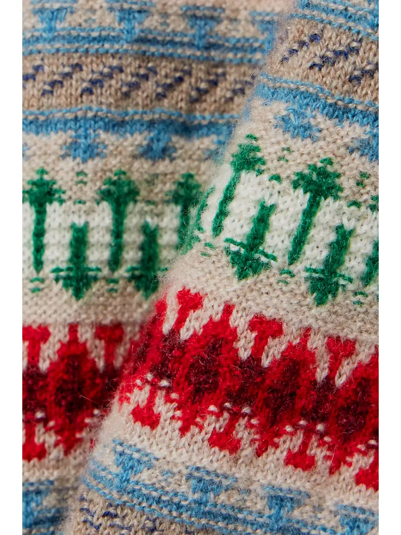 Loro Piana Holiday Noel Fair Isle Cashmere-jacquard Turtleneck Sweater | Thumbnail 5