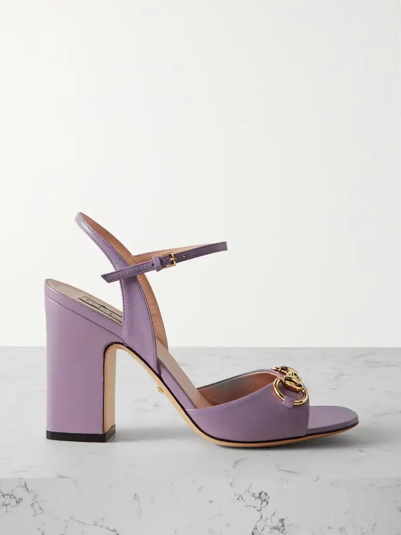 Gucci Lady Horsebit-detailed Leather Sandals | Thumbnail 1 Gucci Lady Horsebit-detailed Leather Sandals | Thumbnail 1