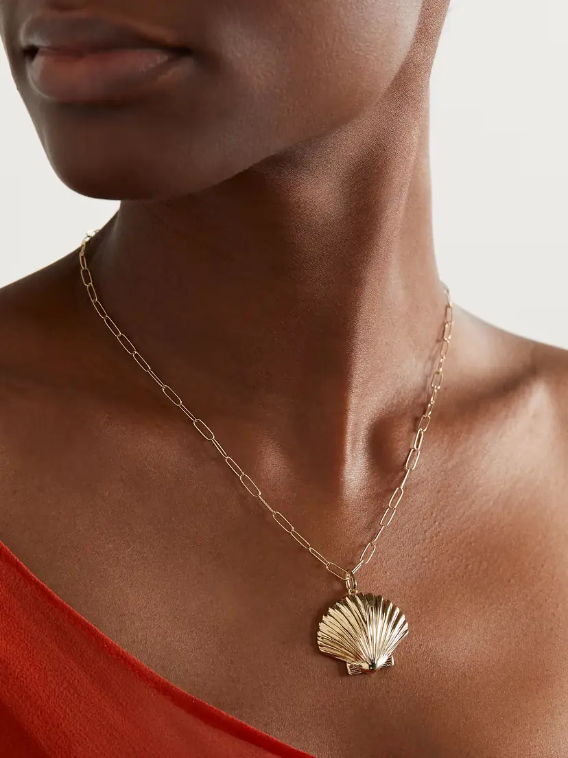 Mateo Large Venus 14-karat Gold Necklace | Thumbnail 2