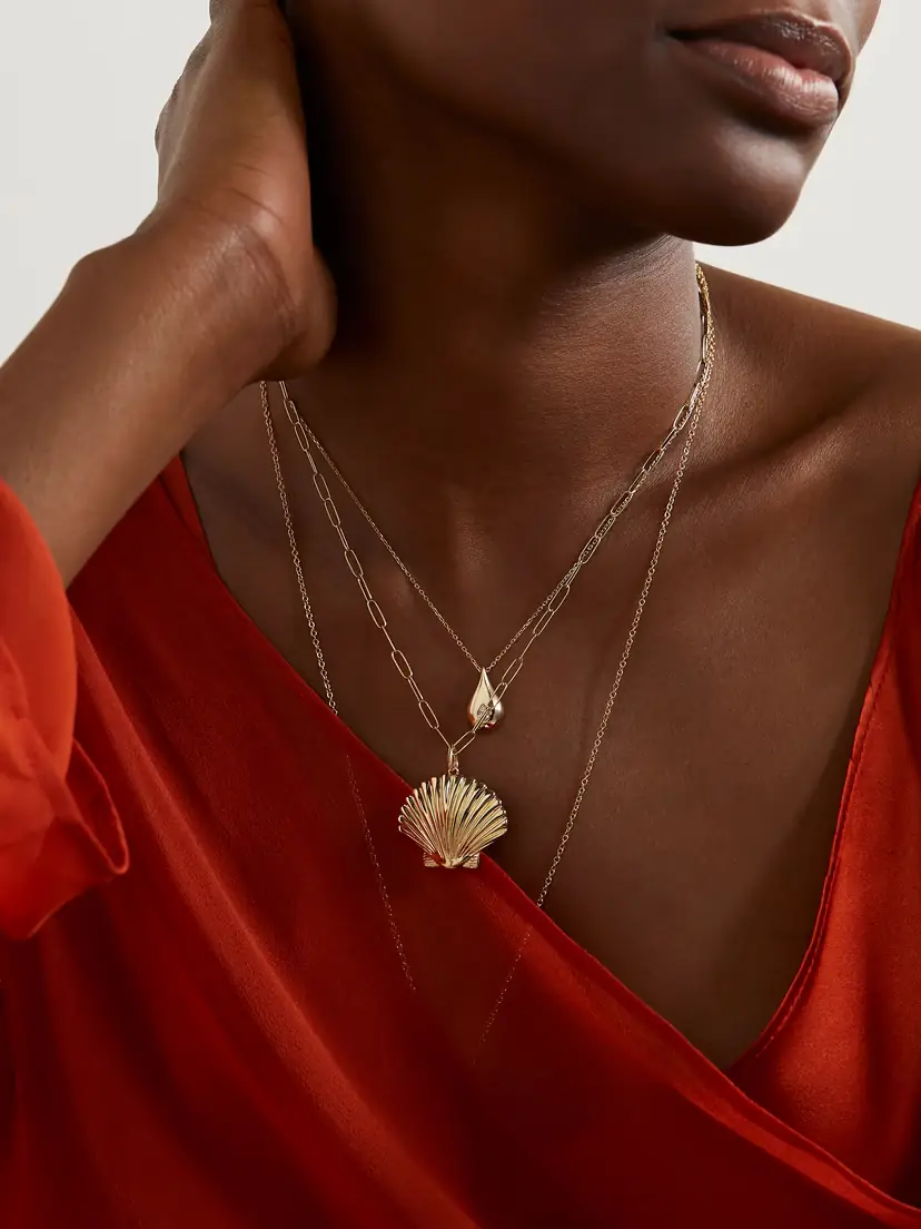 Mateo Large Venus 14-karat Gold Necklace | Thumbnail 5