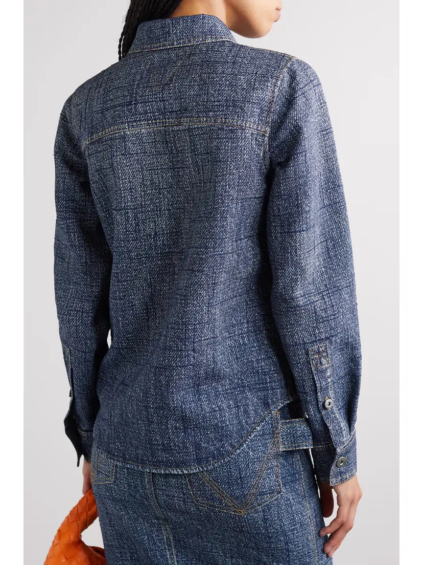 Bottega Veneta Printed Denim Shirt | Thumbnail 3