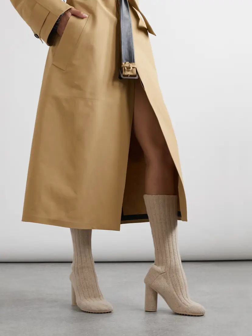 Bottega Veneta Atomic Ribbed-knit Knee-boots | Thumbnail 2 Bottega Veneta Atomic Ribbed-knit Knee-boots | Thumbnail 2
