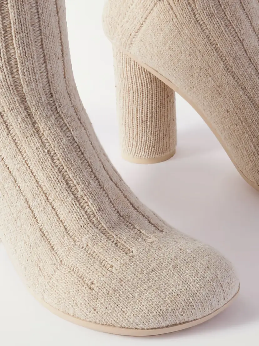 Bottega Veneta Atomic Ribbed-knit Knee-boots | Thumbnail 4 Bottega Veneta Atomic Ribbed-knit Knee-boots | Thumbnail 4