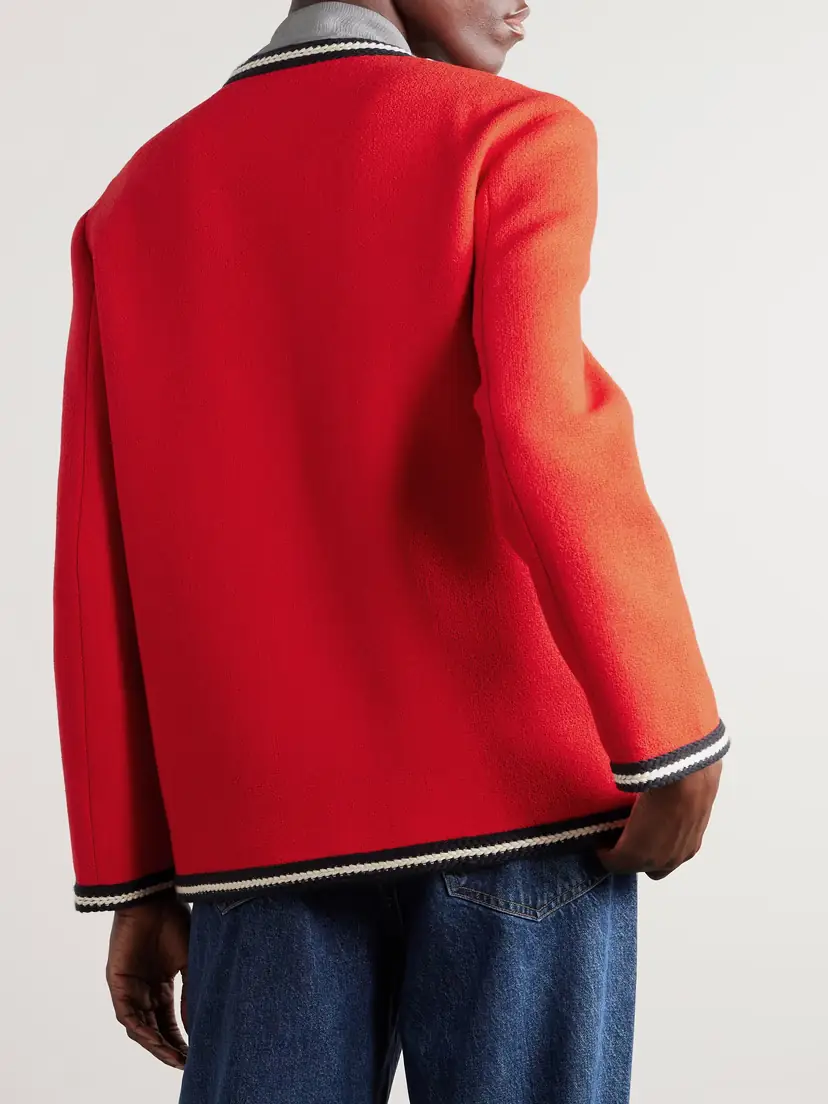Gucci Striped Wool-blend Tweed Jacket | Thumbnail 4 Gucci Striped Wool-blend Tweed Jacket | Thumbnail 4