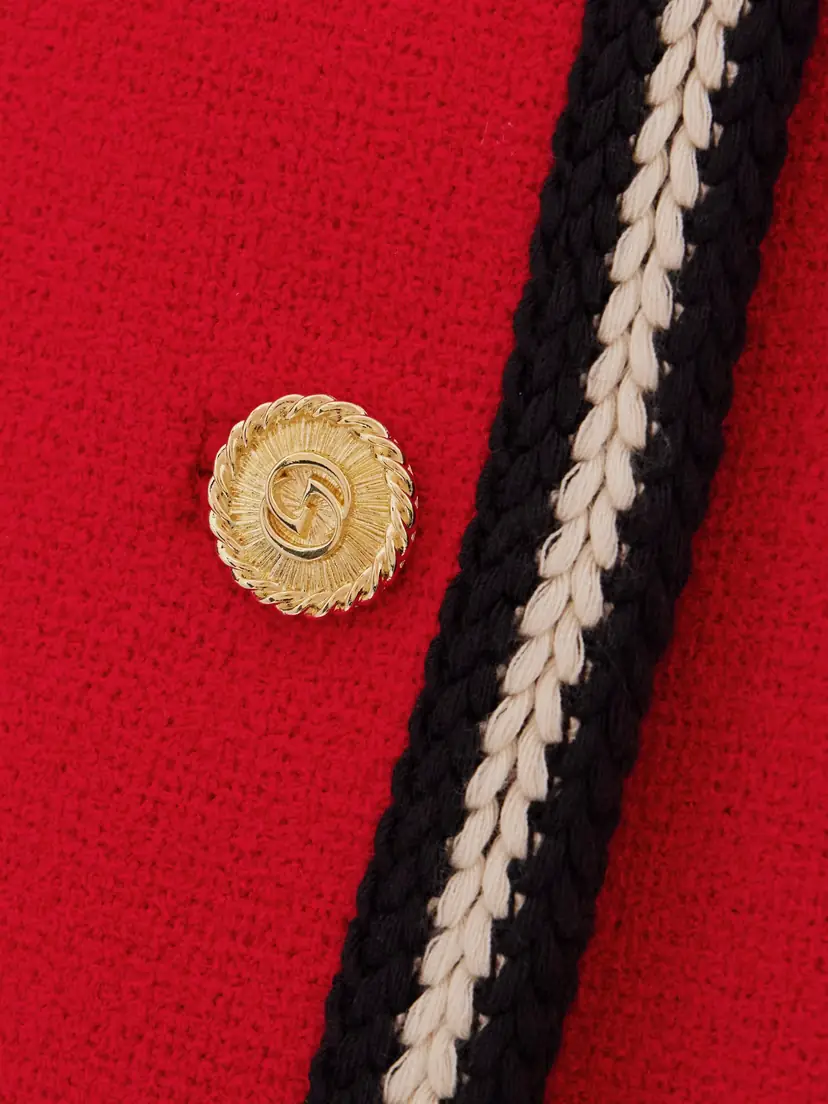 Gucci Striped Wool-blend Tweed Jacket | Thumbnail 5 Gucci Striped Wool-blend Tweed Jacket | Thumbnail 5