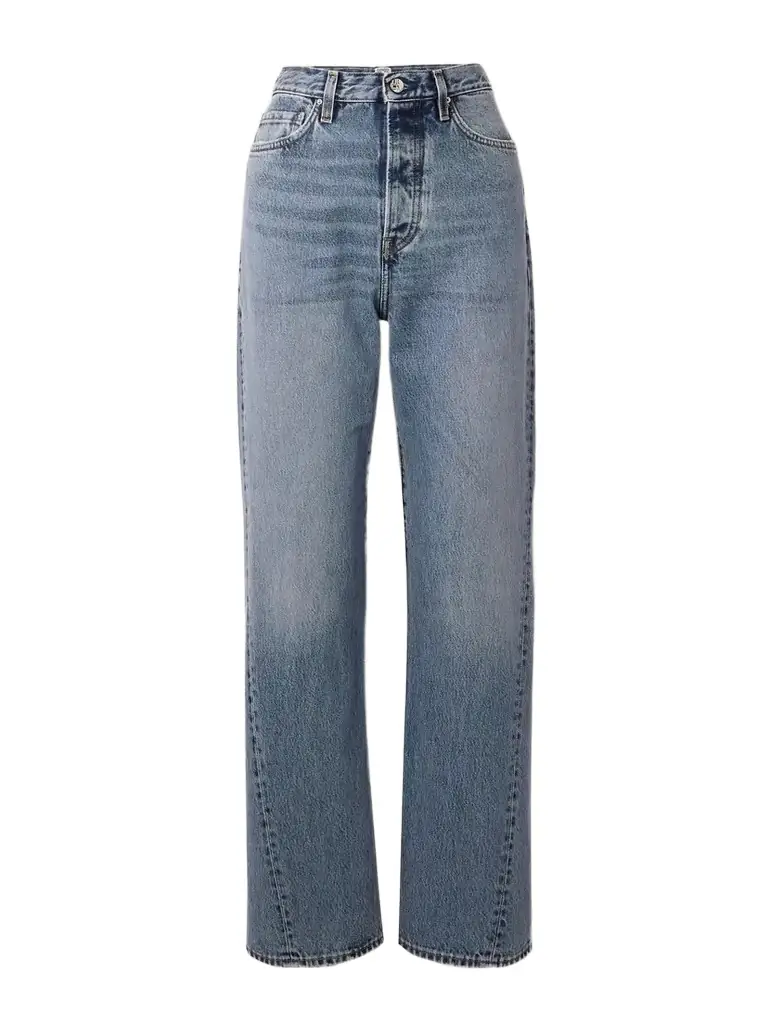 TOTEME Twisted Seam High-rise Straight-leg Jeans | Image 1 TOTEME Twisted Seam High-rise Straight-leg Jeans | Image 1