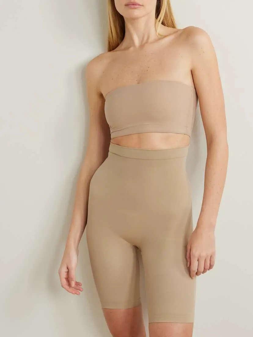 Skims Seamless High-waisted Above The Knee Short - Clay | Thumbnail 2 Skims Seamless High-waisted Above The Knee Short - Clay | Thumbnail 2