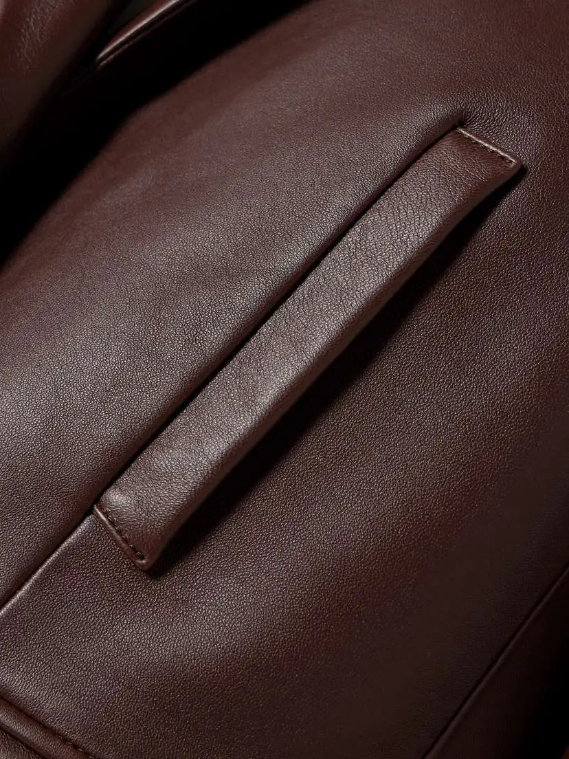 Loewe Paneled Leather Blazer | Thumbnail 6 Loewe Paneled Leather Blazer | Thumbnail 6