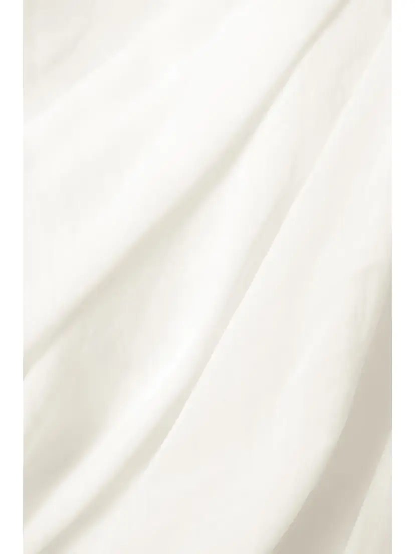 Chloé One-shoulder Cut-out Gathered Ramie Mini Dress | Thumbnail 5