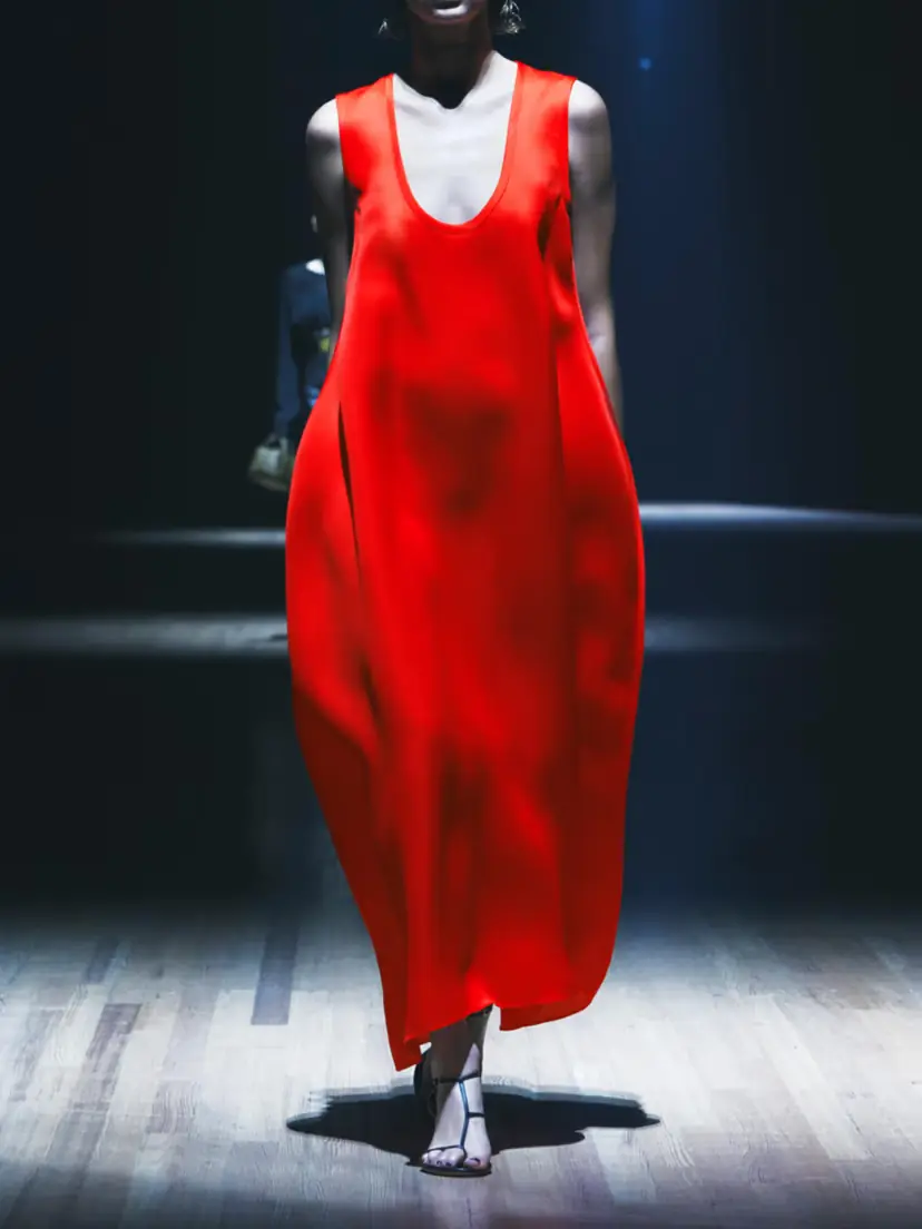 Khaite Coli Silk-organza Midi Dress | Thumbnail 5