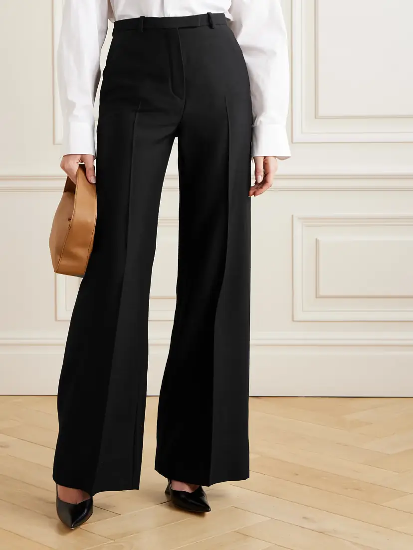 Loro Piana Merino Wool Flared Pants | Thumbnail 3 Loro Piana Merino Wool Flared Pants | Thumbnail 3