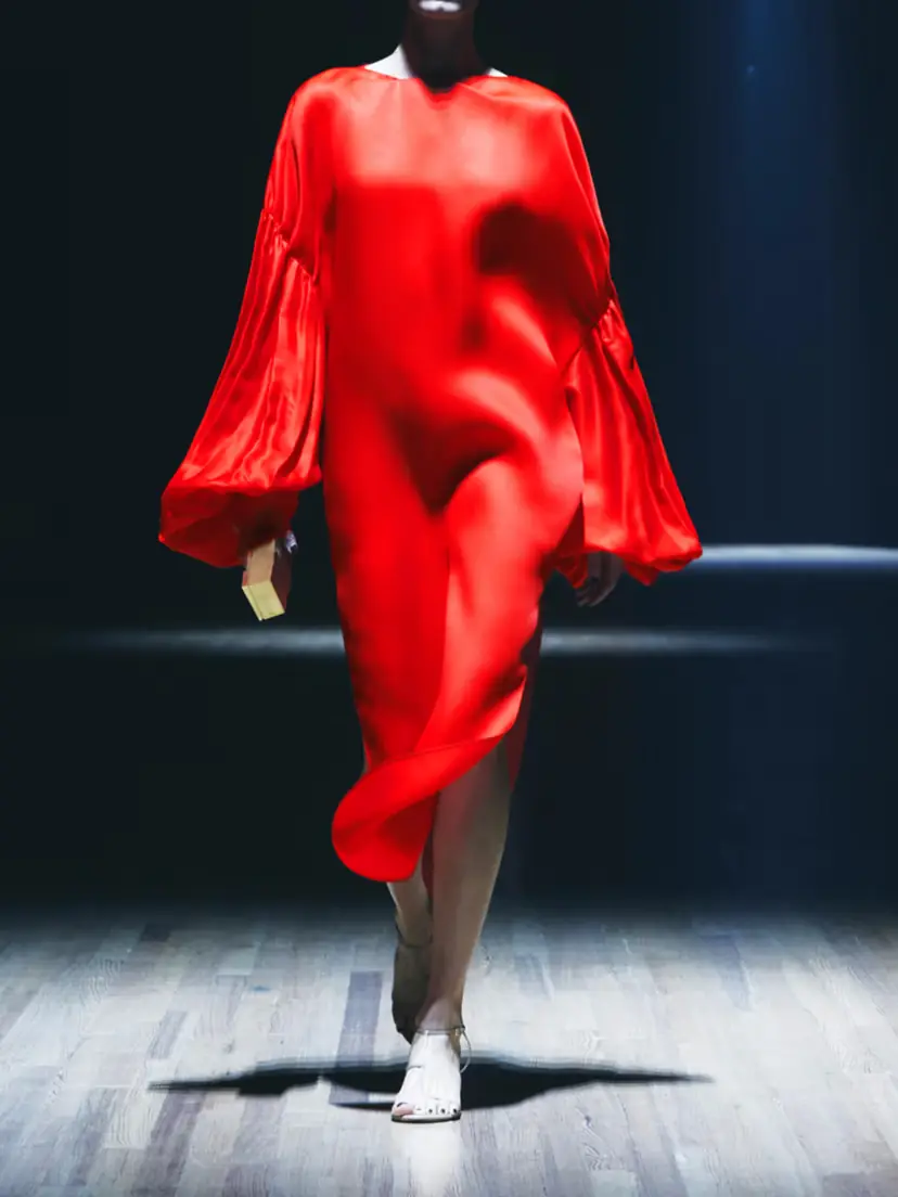 Khaite Zelma Silk Midi Dress | Thumbnail 4 Khaite Zelma Silk Midi Dress | Thumbnail 4