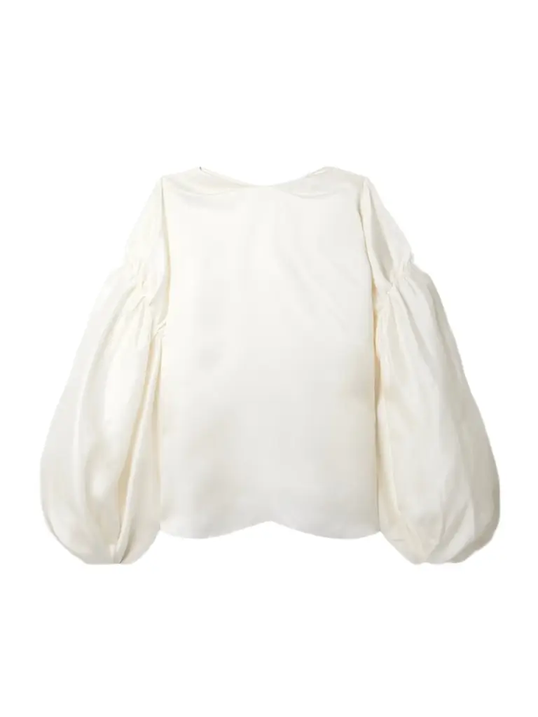 Khaite Quico Oversized Silk Blouse | Thumbnail 1 Khaite Quico Oversized Silk Blouse | Thumbnail 1