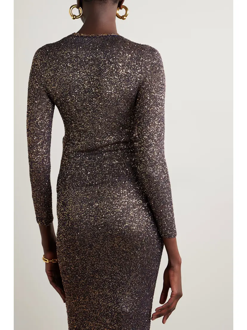 Balenciaga Sequined Stretch-knit Sweater | Thumbnail 3 Balenciaga Sequined Stretch-knit Sweater | Thumbnail 3