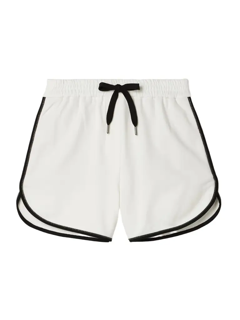 Tennis Bead-embellished Cotton-jersey Shorts