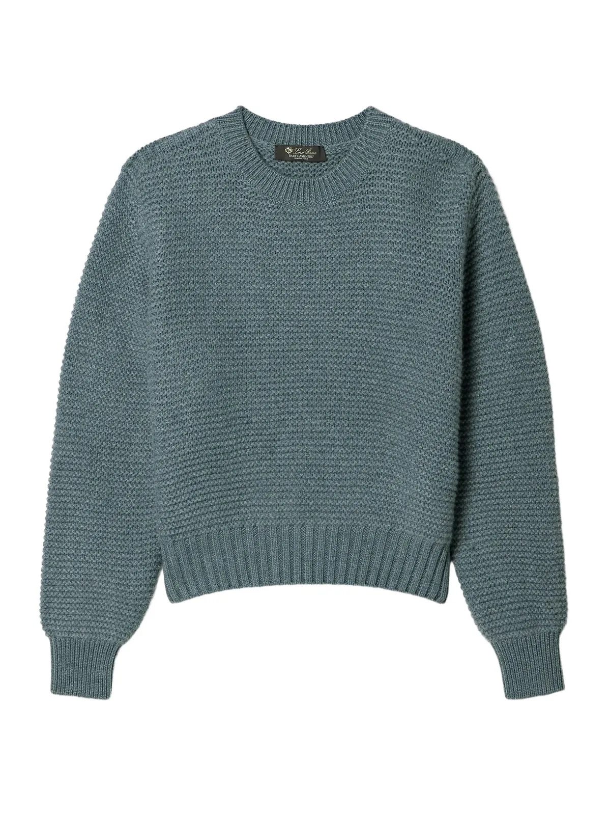 Loro Piana Ashi Cropped Ribbed Cashmere Sweater