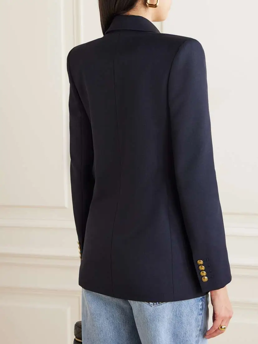 Saint Laurent Grain De Poudre Wool Blazer | Thumbnail 3 Saint Laurent Grain De Poudre Wool Blazer | Thumbnail 3