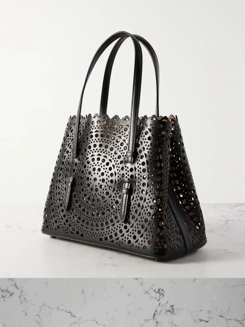 Alaïa Mina 25 Laser-cut Leather Tote - - One size | Thumbnail 3 Alaïa Mina 25 Laser-cut Leather Tote - - One size | Thumbnail 3