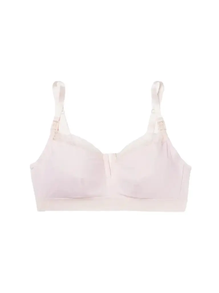 SIX Josephine Leavers Lace-trimmed Stretch-jersey Soft-cup Nursing Bra | Image 1 SIX Josephine Leavers Lace-trimmed Stretch-jersey Soft-cup Nursing Bra | Image 1