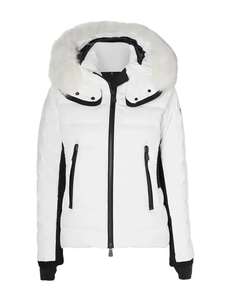 Moncler Grenoble Lamoura Hooded Faux Fur-trimmed Quilted Down Ski Jacket | Image 1 Moncler Grenoble Lamoura Hooded Faux Fur-trimmed Quilted Down Ski Jacket | Image 1