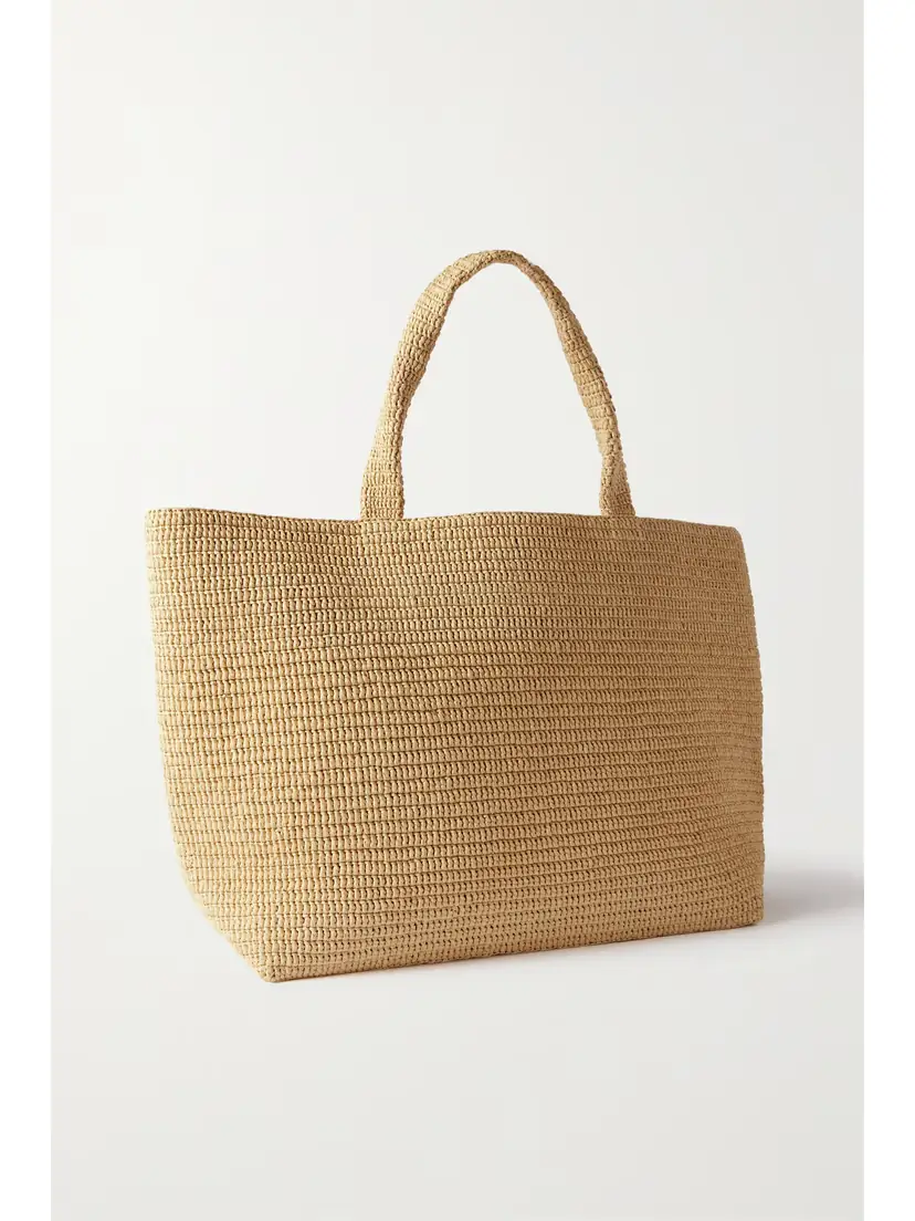 Saint Laurent Oversized Raffia Tote | Thumbnail 3