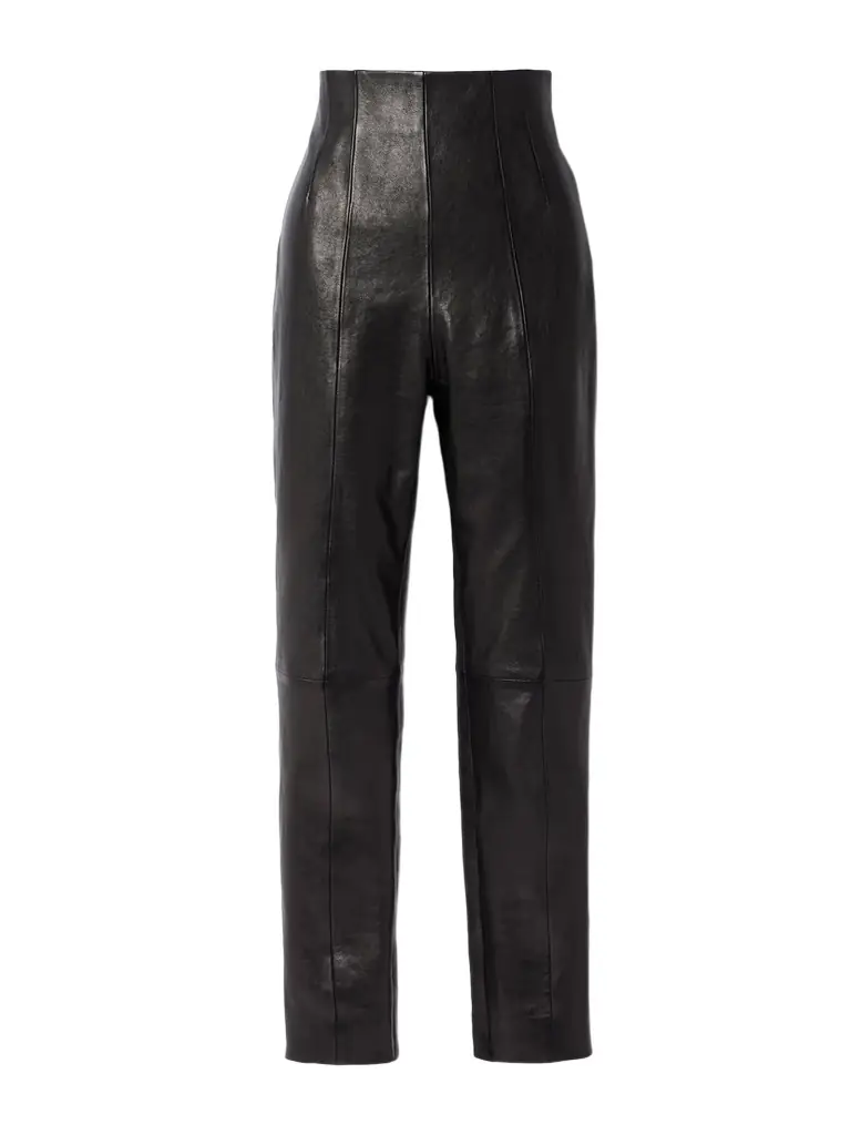 Lenn High-rise Leather Pants