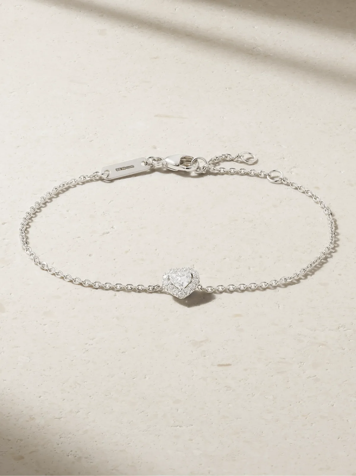 De Beers London Aura Solitare 18-karat White Gold Diamond Bracelet
