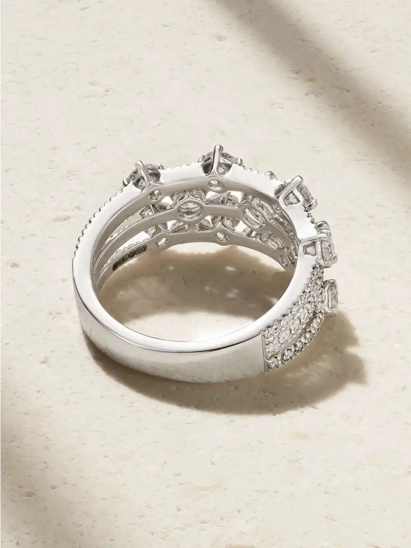 De Beers London Arpeggia 18-karat White Gold Diamond Ring | Thumbnail 3 De Beers London Arpeggia 18-karat White Gold Diamond Ring | Thumbnail 3