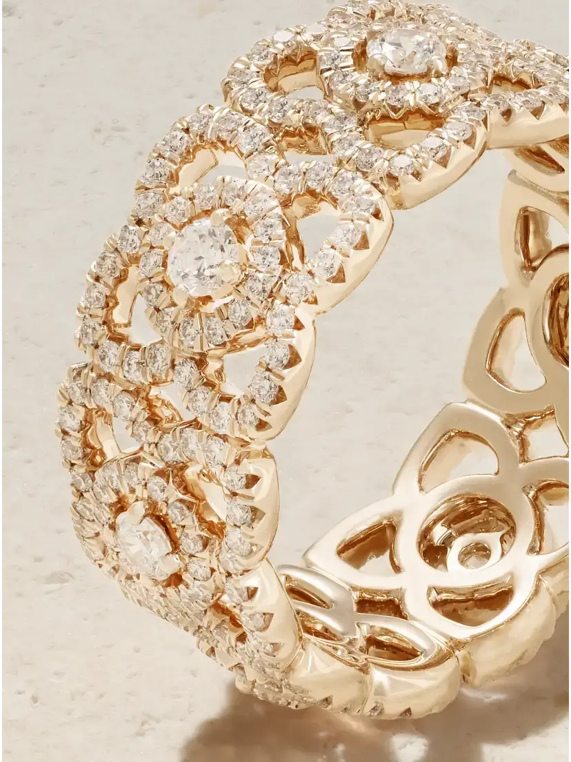 De Beers London Lotus By De Beers 18-karat Rose Gold Diamond Ring | Thumbnail 4 De Beers London Lotus By De Beers 18-karat Rose Gold Diamond Ring | Thumbnail 4
