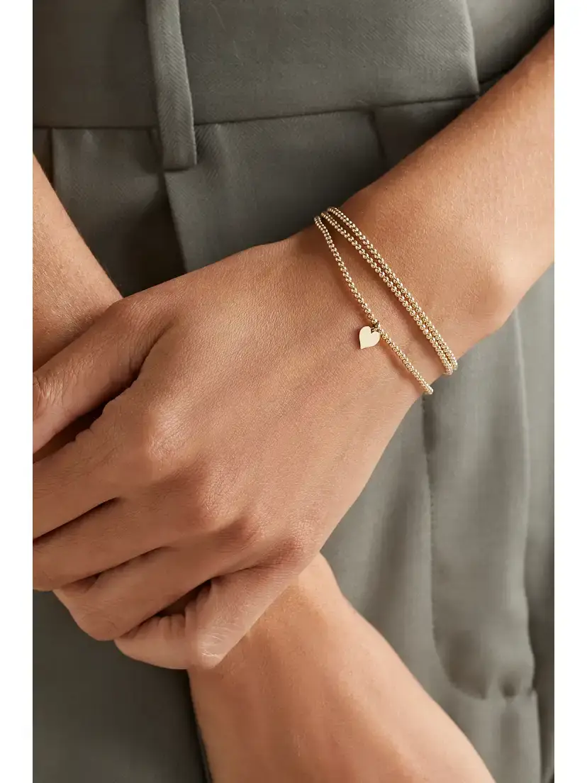 Sydney Evan Tiny Pure Heart 14-karat Gold Bracelet | Thumbnail 2 Sydney Evan Tiny Pure Heart 14-karat Gold Bracelet | Thumbnail 2