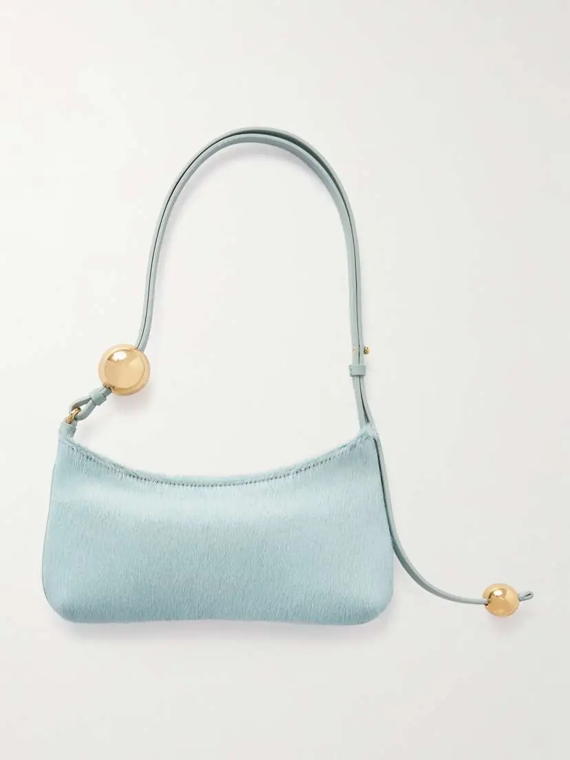 Jacquemus Le Bisou Perle Embellished Calf Hair Shoulder Bag | Thumbnail 3 Jacquemus Le Bisou Perle Embellished Calf Hair Shoulder Bag | Thumbnail 3