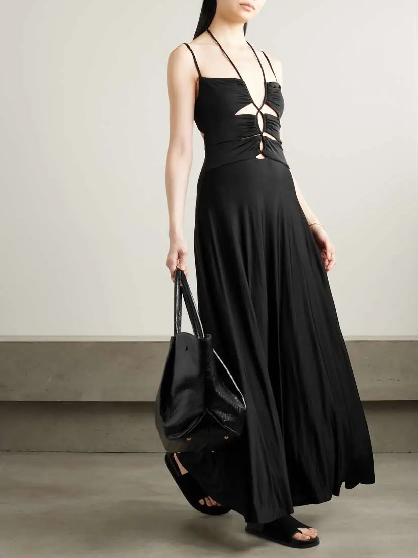 Johanna Ortiz + Net Sustain Río Bravo Cutout Ruched Stretch-jersey Maxi Dress | Thumbnail 2