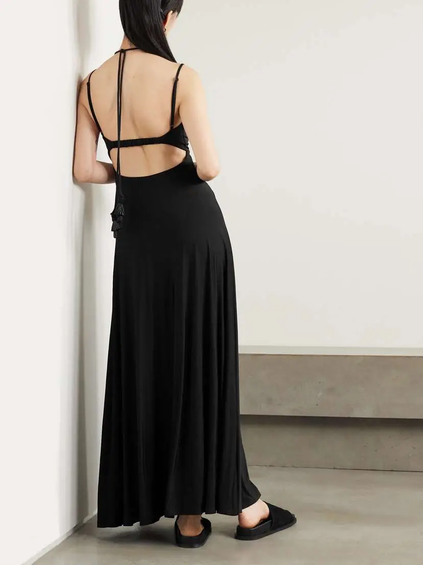 Johanna Ortiz + Net Sustain Río Bravo Cutout Ruched Stretch-jersey Maxi Dress | Thumbnail 3