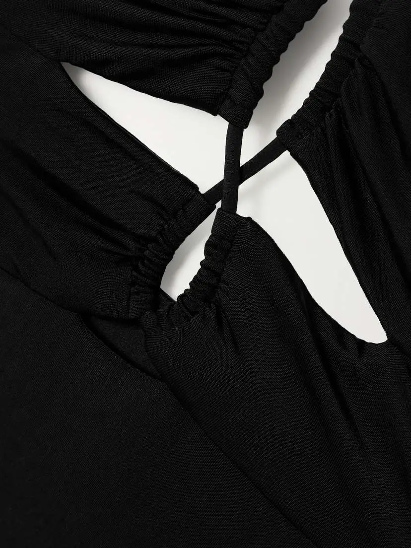Johanna Ortiz + Net Sustain Río Bravo Cutout Ruched Stretch-jersey Maxi Dress | Thumbnail 4