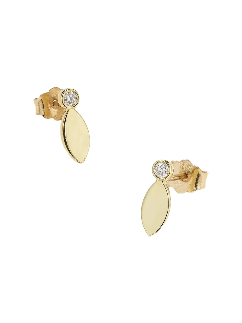 18-karat Gold And Diamond Earrings