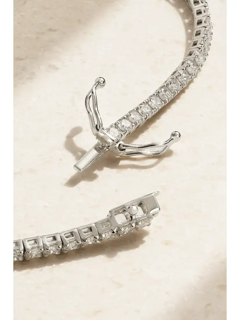 Roxanne First 14-karat White Gold Diamond Tennis Bracelet | Thumbnail 3 Roxanne First 14-karat White Gold Diamond Tennis Bracelet | Thumbnail 3