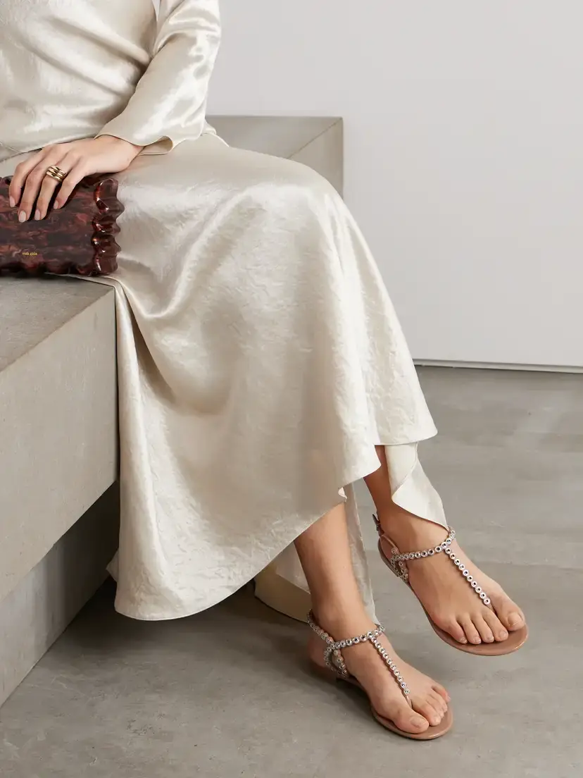 Aquazzura Almost Bare Crystal-embellished Pvc Sandals | Thumbnail 2 Aquazzura Almost Bare Crystal-embellished Pvc Sandals | Thumbnail 2